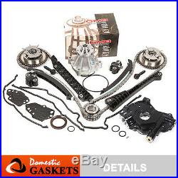04-08 Ford 5.4L 3V Timing Chain HP-Oil Pump Water Pump+Cam Phasers+Cover Gaskets