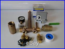 1 x 11 PRESSURE TANK TEE KIT + VALVES Water Well SQUARE D 30 50 FSG2 NO LEAD