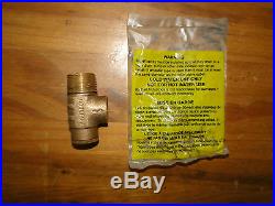 1 x 11 PRESSURE TANK TEE KIT + VALVES Water Well SQUARE D 40 60 FSG2 NO LEAD