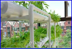 108 Planting Sites Hydroponic Site Grow Kit Garden Plant System Vegetable 110V