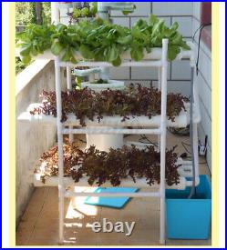108 Planting Sites Hydroponic Site Grow Kit Garden Plant System Vegetable 110V