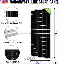 200W Solar Well Pump Kit Submersible Stainless 12V Solar Water Pump & Battery