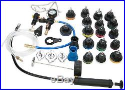 28PC Radiator Pressure Tester Water Pump Pressure Tester Coolant Refill Kit Set