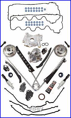 5.4L Ford Lincoln Triton Timing Chain Kit Oil Pump Water Pump Phasers VVT Valves