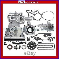 85-95 22re 22r Toyota 2.4l Pickup 4runner Timing Cover Chain Water Oil Pump Kit