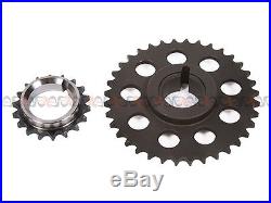 85-95 Toyota 2.4L Timing Chain Kit(Steel Guides)+Cover+Oil&Water Pump 22R 22RE