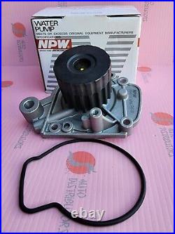 96-00 Honda Civic D16 Timing Belt Kit Tensioner + Wather Pump Japan OEM Parts