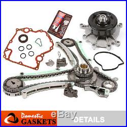 99-04 Jeep Dodge 4.7L Timing Chain Water Pump Kit+Timing Cover Gasket Set JTEC