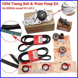 9IN1 OEM Timing Belt Kit With Water Pump For HONDA/ACURA Accord Odyssey V6
