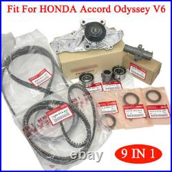 9Pcs Timing Belt Kit with Water Pump OEM For HONDA / ACURA Accord Odyssey V6