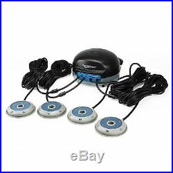 Aquascape 75001 Pond Water Aerator Air Pump 4 Outlet Circualation System Kit