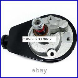 BB Chevy BBC Complete LWP Steel Pulley Kit WithAlternator Power Steering 396-454