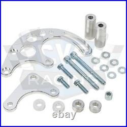 BBC Serpentine Pulley Kit Electric Water Pump 454 Big Block Chevy A/C AC