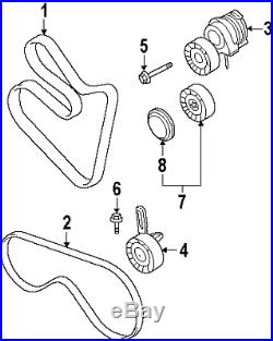 BMW Engine Belt Tensioner, Idler Pulley & Belt KIT For Waterpump/Alternator X5 OE