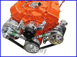 Chevy Small Block Electric Water Pump Serpentine Conversion Kit Power Steering