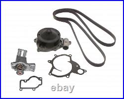 Coolant Thermostat + Water Pump + Gaskets + Belt Kit for Porsche 996 911 Boxster