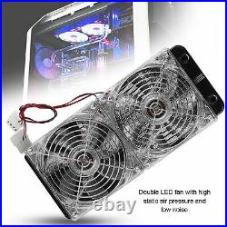 DIY PC Water Cooling Heatsink Cooler Kit GPU Head LED Fan+240MM Water Row+Pump