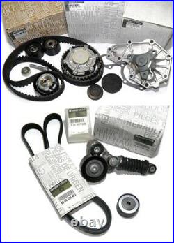 Dephaser Pulley & Timing And Aux Belt Kit & Water Pump Renault Clio II 172/182