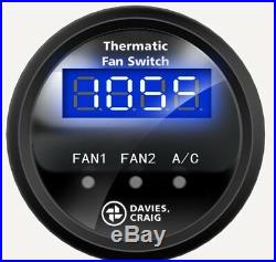 Digital Gauge Thermatic Fan / EWP Switch Kit (PART #0500) (Davies Craig)