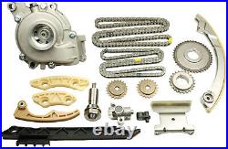 Engine Timing Chain Kit with Water Pump Front Cloyes Gear & Product 9-4201SAWP