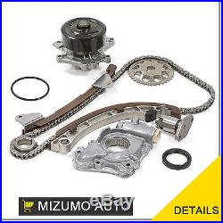 Fit 00-08 Chevrolet Toyota Celica Corolla 1ZZFE Timing Chain Water Oil Pump Kit