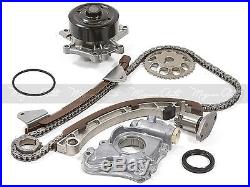 Fit 00-08 Chevrolet Toyota Celica Corolla 1ZZFE Timing Chain Water Oil Pump Kit