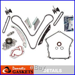 Fit 07-08 Dodge Charger Chrysler 2.7 Timing Chain Water Pump Kit+Tensioner+Cover