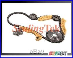 Fit 2000-11 GM 2.0L 2.2L DOHC Ecotec Engine Timing Chain Gear Kit with Water Pump