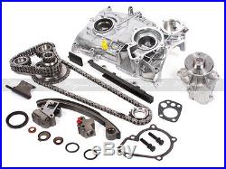 Fit 91-99 2.4L Nissan 240SX DOHC KA24DE 16V Timing Chain Kit Water Oil Pump