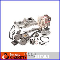 Fit 91-99 Nissan Sentra 200SX NX 1.6 Timing Chain Oil&GMB Water Pump Kit GA16DE