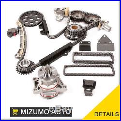 Fit Suzuki Chevy 2.5 2.7 Engine Timing Chain Kit+Water Pump H25A H27A New Parts