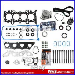 Fits 01-05 1.7 Honda Civic DX LX Head Gasket With Bolts Timing Belt Water Pump Kit