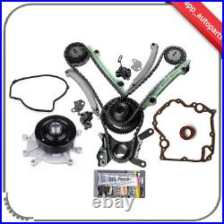 For 02-08 Dodge Ram Dakota Jeep 4.7 Timing Chain Water Pump Kit Cover Gasket Set