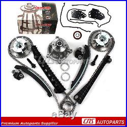 Ford 5.4L VVTi Timing Chain Kit Timing Cover Seal Updated Tensioners, Water Pump