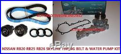 Gate's Racing Timing Belt Kit Skyline R32 R33 R34 Rb20 Rb25 Rb26 Inc Water Pump