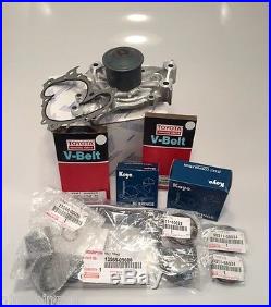 Genuine Timing Belt+Water Pump Kit Genuine Belts Seals Tensioner Oil Filter