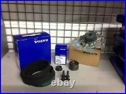 Genuine Volvo D5 Timing Belt Kit With Water Pump Crank Nut And Pully Bolts