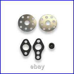 High Volume Short Water Pump For SBC 283 327 350 400 +2 Groove SWP Pulley Kit