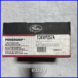 NEW GATES TCKWP257A PowerGrip Premium OE Timing Belt Component Kit withWater Pump