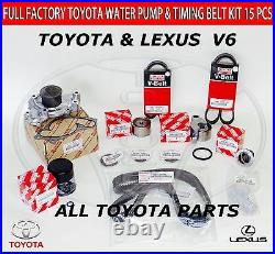 NEW GENUINE TOYOTA LEXUS OEM TIMING BELT KIT With VALVE COVER GASKETS 1MZFE 3MZFE