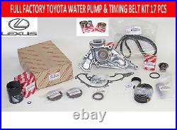 New Genuine Lexus Toyota Full Oem Water Pump Timing Belt Kit 4.3 & 4.7l V8 Eng
