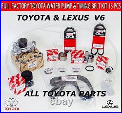 New Oem All Toyota Lexus Timing Belt Kit 3.0 & 3.3l V6 1mzfe 3mzfe Not Chinese