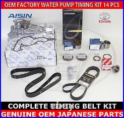 New Toyota Sequoia 01-04 Factory Oem Complete Timing Belt Water Pump Kit 16 Pcs