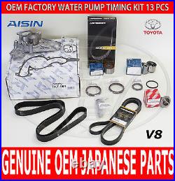 New Toyota Sequoia 05-09 Factory Oem Complete Timing Belt Water Pump Kit 14 Pcs