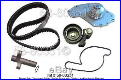 PREMIUM OEM QUALITY CONTINENTAL TIMING BELT KIT With WATER PUMP TENSIONER & IDLER