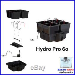 Platinium Hydro Pro 60 4 Large Pot Drip Hydroponic System + Water Pump Kit