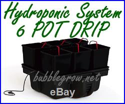 Platinium Hydro Star 60 6 Pot Drip Hydroponic System + Waterpump Kit Growing Pla