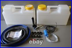 Plumbing Kit Sink Tap & Pump & 12l Water Containers Suit Smev 8005 Boat Yacht