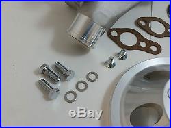 SB Chevy SBC Aluminum Long Water Pump & Aluminum Pulley Kit With Bolts & Gaskets