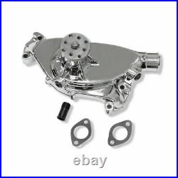 Short Water Pump For BBC Chevy 454+2 Groove SWP Pulley+2 Groove Crank pulley Kit